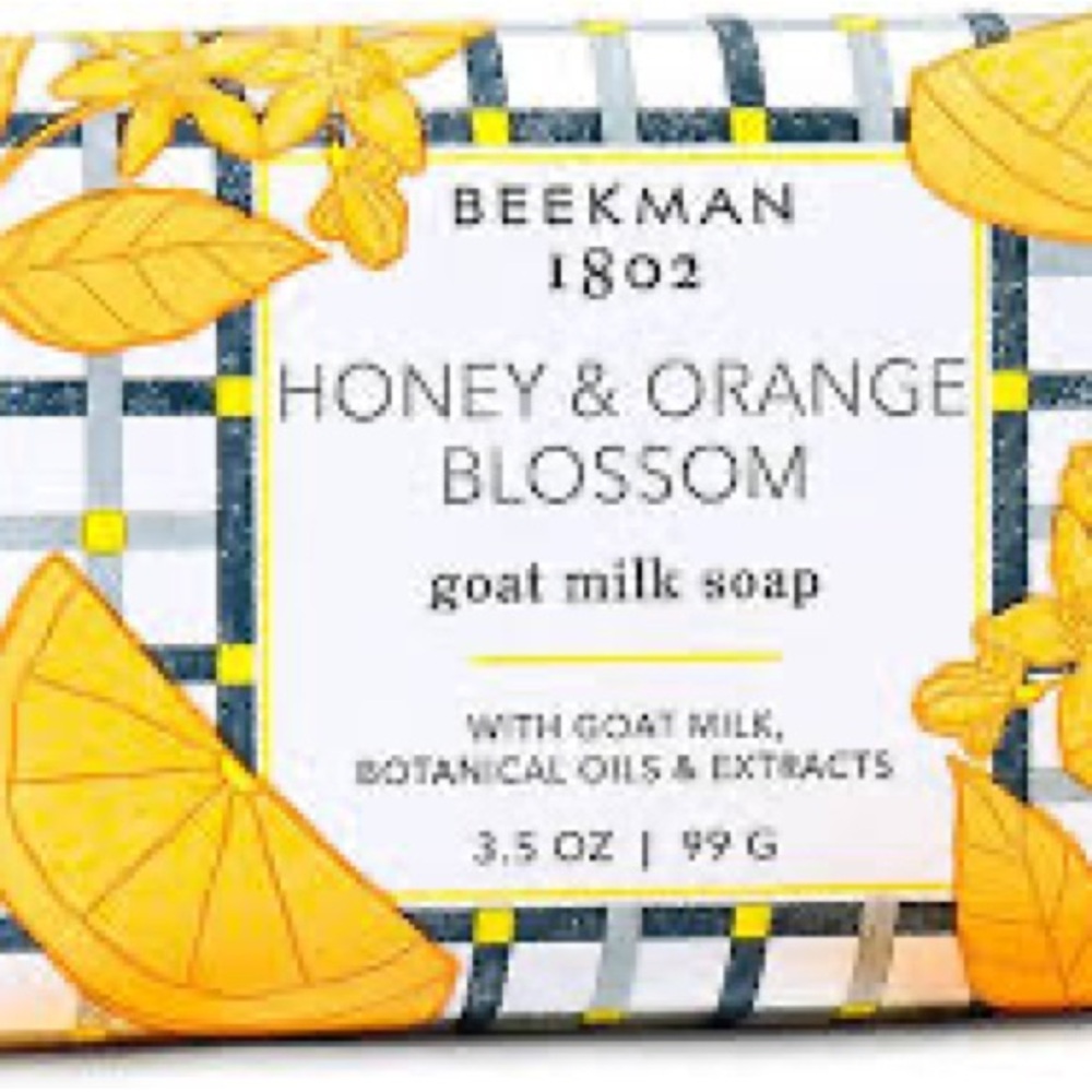 Beekman 1802 Honey & Orange Blossom Goat Milk Soap - Yellow (3.5oz)